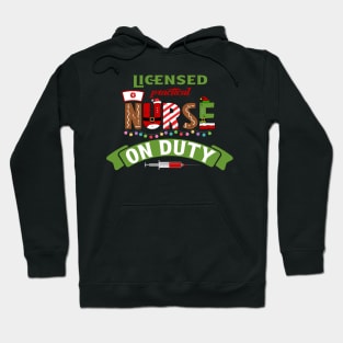 Funny Nurse Life Christmas Pun Quote Hilarious Joke Idea Hoodie